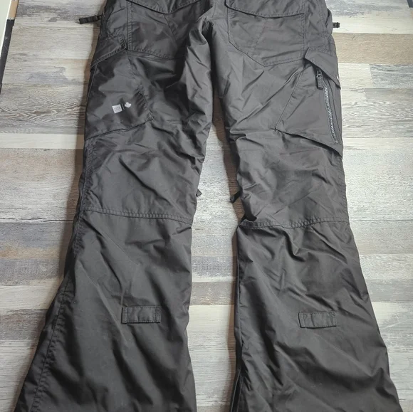 PWDR ROOM Ski Snow Pants Black Size Large